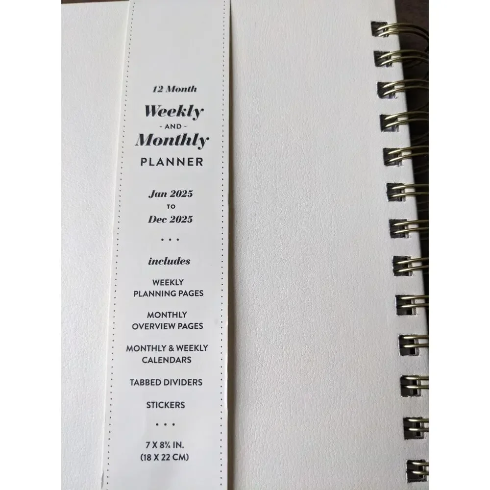 Eccolo Weekly & Monthly Planner 2025 Dog Dogs Chihuahua Beagle Dalmatian New